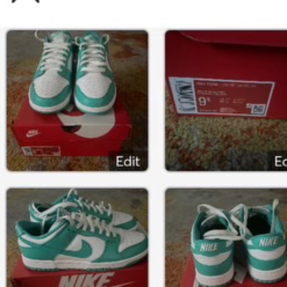 Aqua Nike Dunks